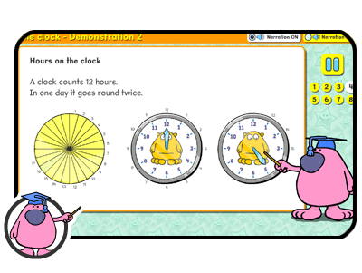 learning about the clock